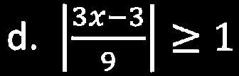 Solving absolute value inequalities