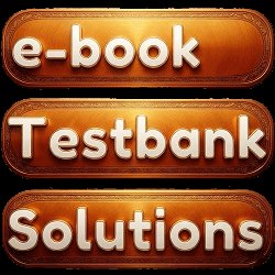 e-book, Testbank, Solutions