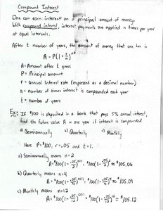 Compound Interest Examples