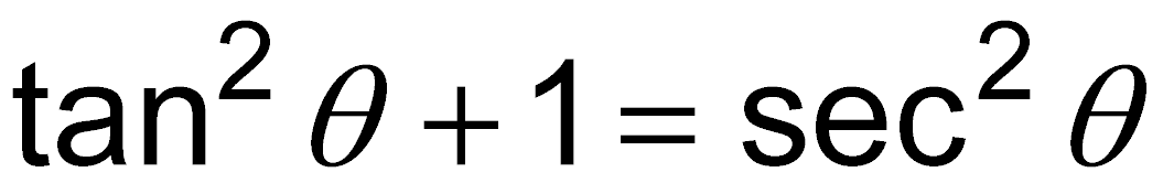 Calculation for secant using Pythagorean identity