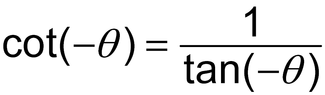 Reciprocal identity for cotangent