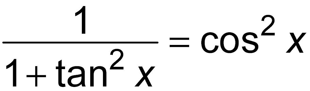 Reciprocal identity for secant