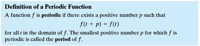 Periodic properties of trigonometric functions