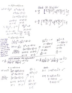 Checking solutions for extraneous roots in radical equations