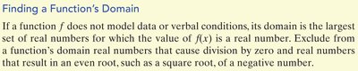 Finding a Function's Domain