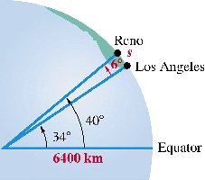 Latitude and distance example