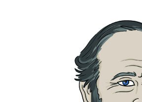 Illustration of William James, founder of functionalism