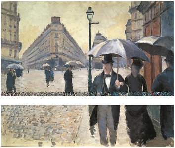 Pictorial depth cues in art