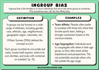 Definition and examples of ingroup bias