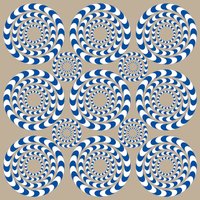 Rotating snakes illusion