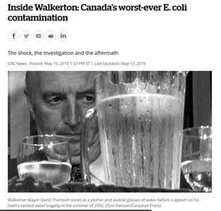 Walkerton E. coli contamination