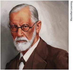 Portrait of Sigmund Freud, founder of psychoanalytic psychology