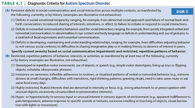 DSM-5 Diagnostic Criteria for ASD