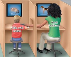 Facilitated communication experimental setup