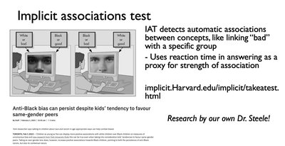 Implicit associations test