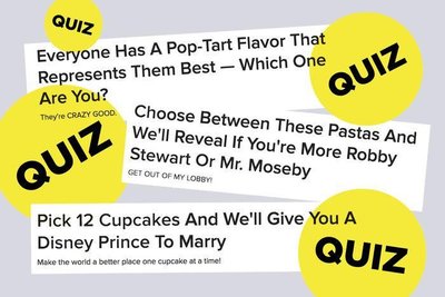 Examples of online quizzes and the Barnum effect