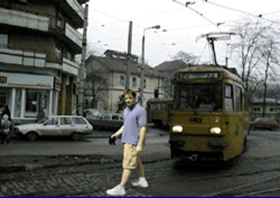 Example of unarmed White target in shooter bias study