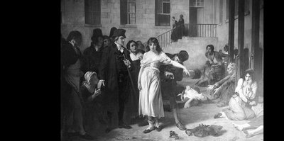 Pinel removing chains from asylum patients