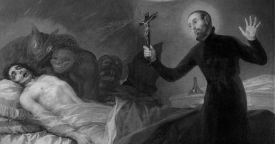 Depiction of exorcism as treatment for mental illness