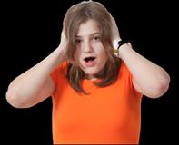 Person covering ears, symbolizing ignoring evidence