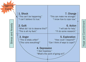 Seven stages of resilience diagram