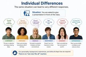 Examples of individual differences in response to a classroom presentation