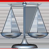 Scales of justice representing legal aspects of mental health treatment