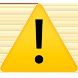 Warning icon representing problems with conditional love