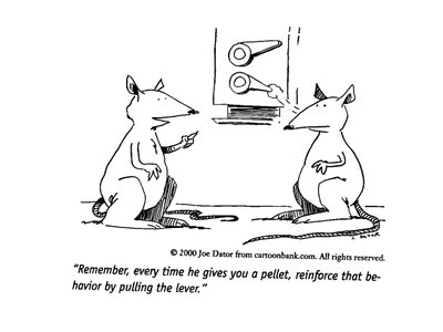 Operant conditioning cartoon