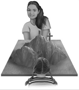 Three mountains task: egocentrism in preoperational stage