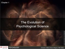 The Evolution of Psychological Science chapter title slide