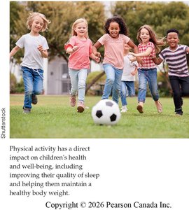 Children running and playing soccer, illustrating the importance of physical activity for health