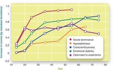 Personality trait stability over the lifespan