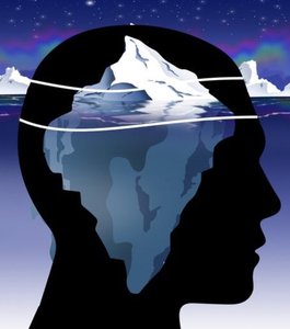 Iceberg metaphor for the unconscious mind
