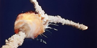 Challenger disaster explosion