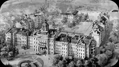 Historical asylum building