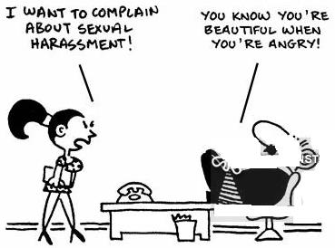 Cartoon about sexual harassment