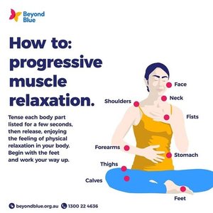 Progressive muscle relaxation instructions