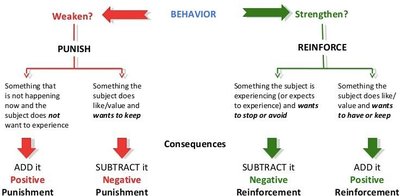 Punishment and Reinforcement Table