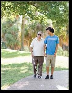 Person helping another, symbolizing humanistic values