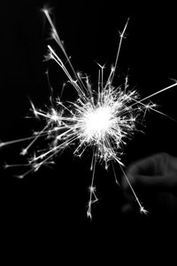 Sparkler representing fleeting sensory memory
