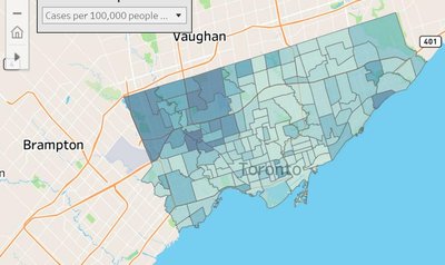 Crime rates in Toronto