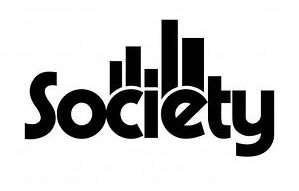 Stylized word 'Society'