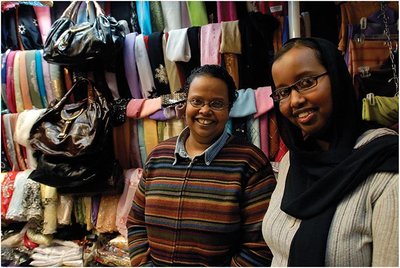 Somali women selling clothes in Minneapolis