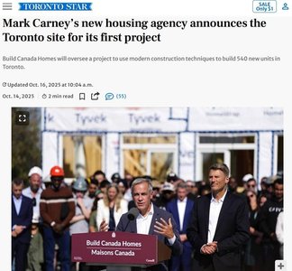 Mark Carney's new housing agency announcement