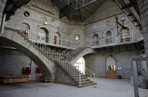 Interior of Kingston Penitentiary, showing prison architecture