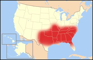 Bible Belt as a perceptual region