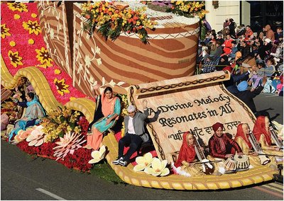 Sikh float at Tournament of Roses Parade, illustrating religious diversity