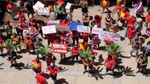 Hawaiian protest against Mauna Kea observatory expansion