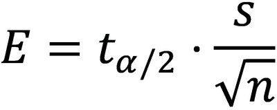 Sample size formula